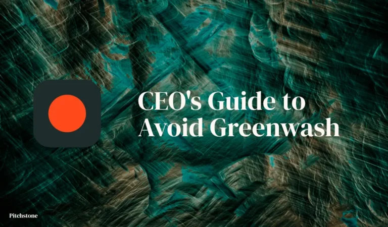 CEO's Guide to Avoid Greenwash